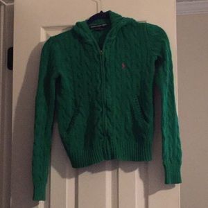 Ralph Lauren Knit Zip-Up Hoodie